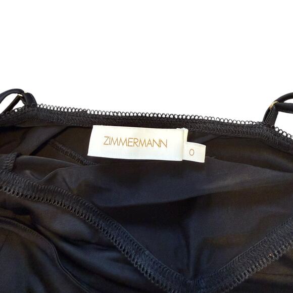 Zimmerman Black Slip Dress Stretchy Adjustable Straps - Picture 3 of 8